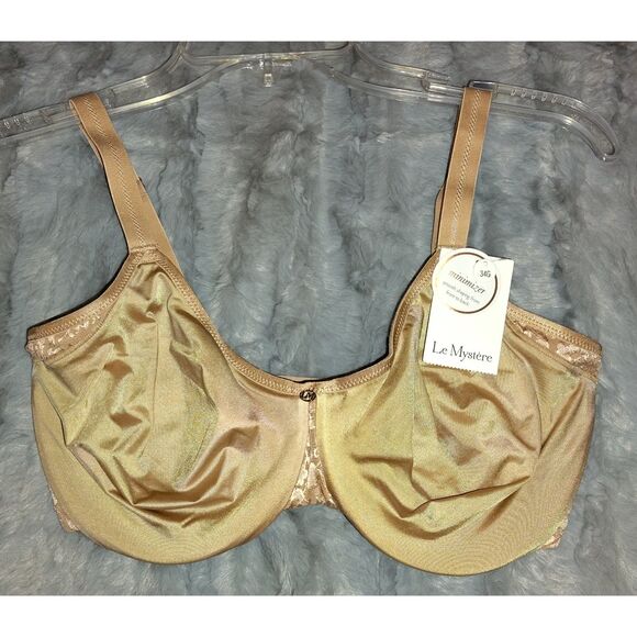 NWT Le Mystère Safari Unlined Size 34G Bra In Sahara Underwire Curvy Plus Size - Picture 1 of 8